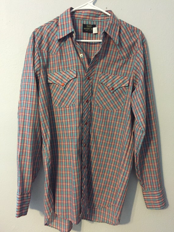 Vintage 1970s Sears Western Wear Western Shirt