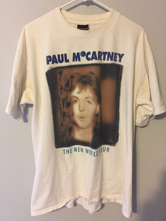 Vintage 1993 Paul McCartney The New World Tour T-S