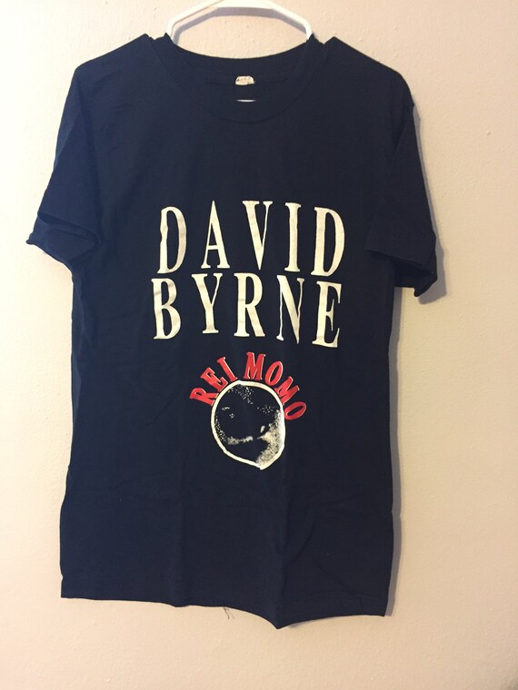 1989 David Byrne Rei Momo Tour T-Shirt Brixton Aca
