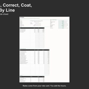 Auto Detailing Pricing Calculator - Detailing Business Quote Spreadsheet, Excel and Google Sheets, Instant Digital Download image 3