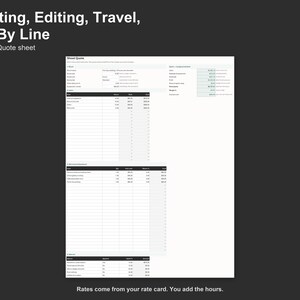 Photography Pricing Calculator - Package Quote Spreadsheet for Photographers, Excel and Google Sheets, Instant Digital Download image 3