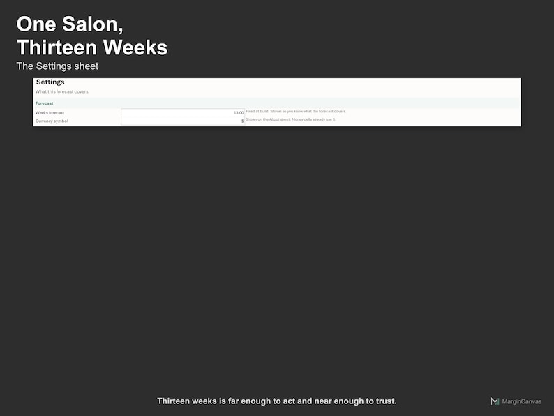 Foglio di calcolo per la previsione del flusso di cassa di saloni di bellezza e studi professionali, compatibile con Excel e Fogli Google, download digitale immediato. immagine 5