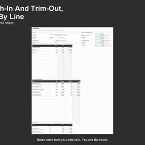 Electrical Quote Calculator - Electrical Estimating Spreadsheet for Electricians, Excel and Google Sheets, Instant Digital Download afbeelding 3