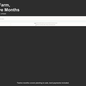 Farm Cash Flow Spreadsheet - Agriculture Cash Flow Forecast and Budget Planner, Excel and Google Sheets, Instant Digital Download immagine 5