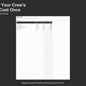Flooring Quote Calculator - Flooring Installation Estimate Spreadsheet for Contractors, Excel and Google Sheets, Instant Digital Download imagen 5