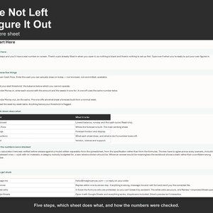 Foglio di calcolo per la previsione del flusso di cassa di saloni di bellezza e studi professionali, compatibile con Excel e Fogli Google, download digitale immediato. immagine 4