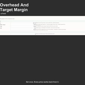Food Truck Cost Calculator - Food Cost and Menu Pricing Spreadsheet, Excel and Google Sheets, Instant Digital Download afbeelding 5