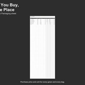 Coffee Roastery Pricing Calculator - Coffee Cost and Margin Spreadsheet for Roasters, Excel and Google Sheets, Instant Digital Download 画像 4