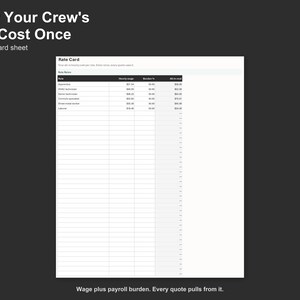 HVAC Quote Calculator - HVAC Estimate Spreadsheet for Contractors and Technicians, Excel and Google Sheets, Instant Digital Download imagen 5