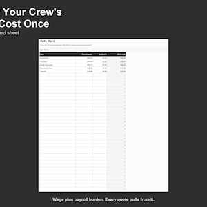 Plumbing Quote Calculator - Plumbing and Heating Estimate Spreadsheet for Contractors, Excel and Google Sheets, Instant Digital Download afbeelding 5