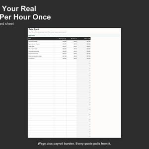 Cleaning Quote Calculator - Cleaning Business Estimate Spreadsheet for Contractors, Excel and Google Sheets, Instant Digital Download bild 5