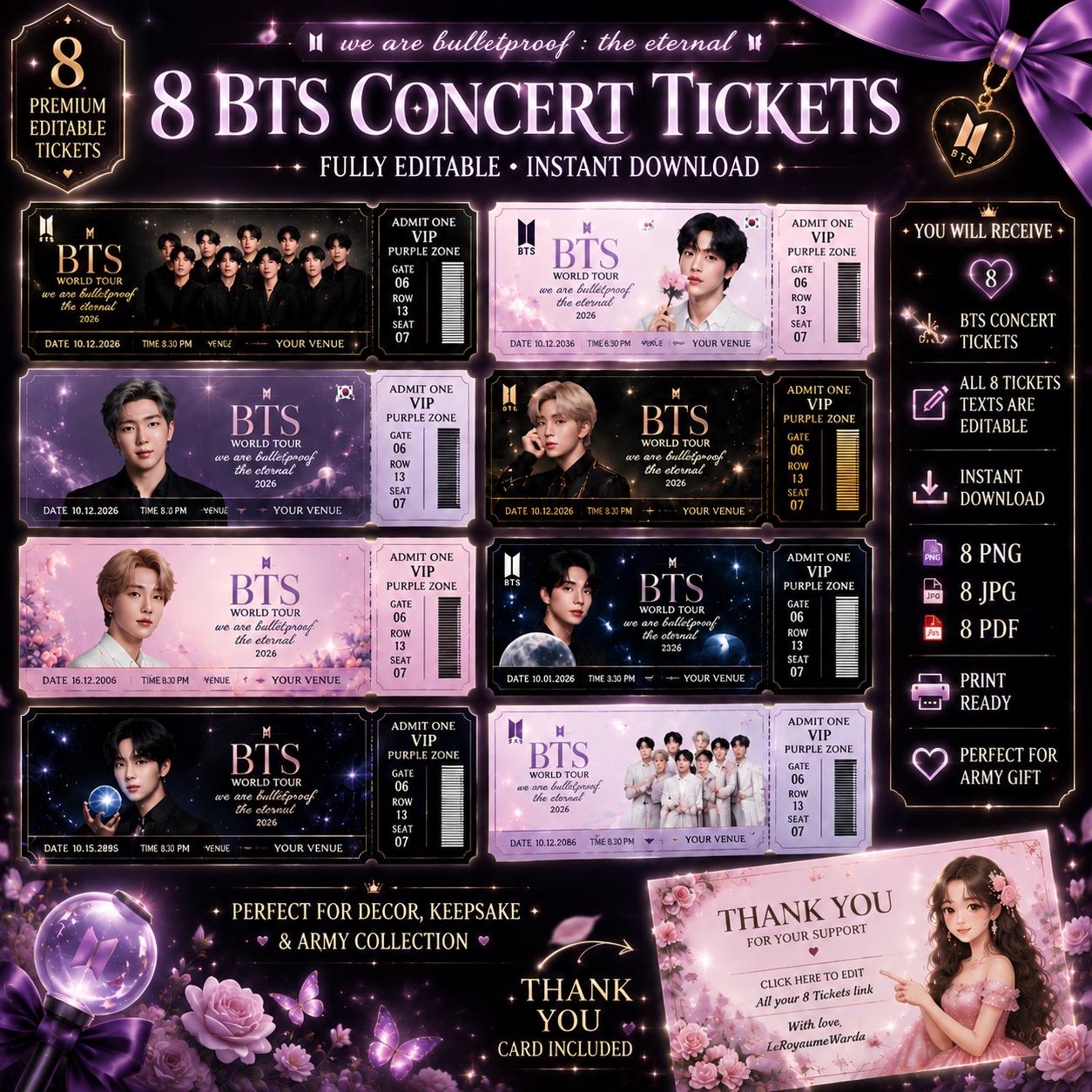 Bts ticket - Etsy 日本