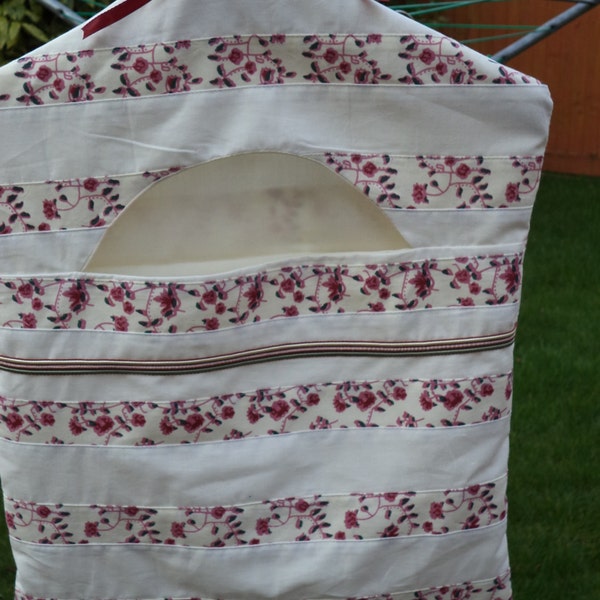 Shabby chic peg bag / clothes pin bag