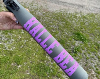 Personalisierte Fledermaus-Hülle | Benutzerdefinierte Baseball & Softball Abdeckung | Softball Geschenk