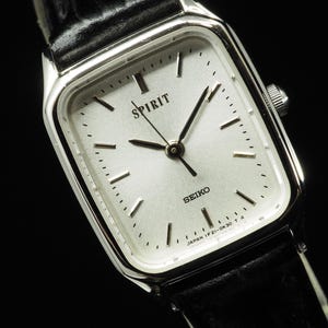 1991年製 Vintage Seiko タンク ローマン文字盤 アメカジ 1991 Seiko Tank - Etsy