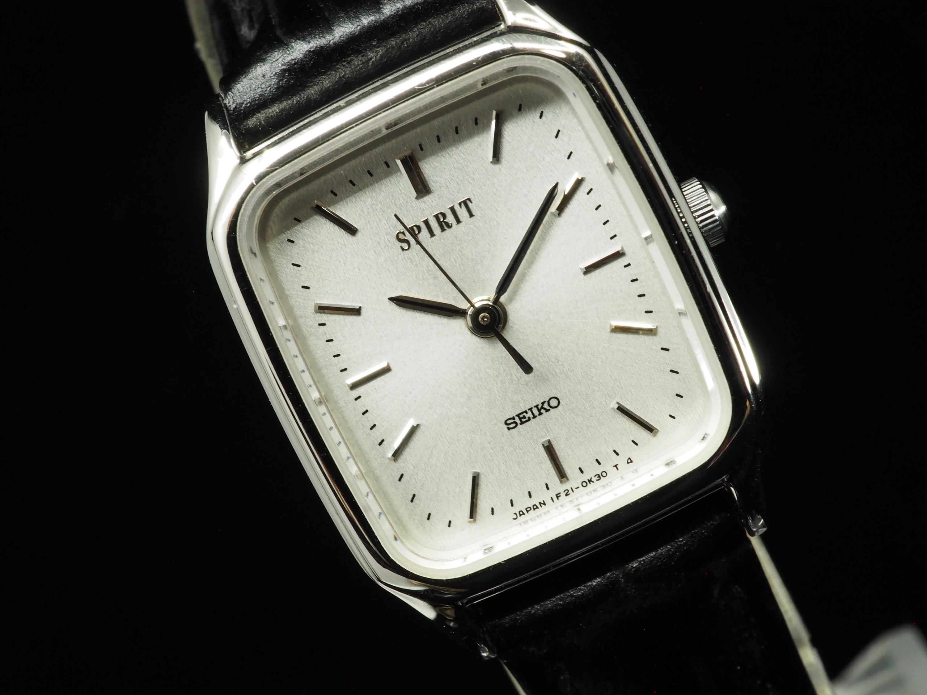 Vintage seiko tank SPRIT 1991年製 1991 Seiko Tank - Etsy