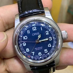 Reloj Oris Big Crown con puntero y fecha de estilo vintage – Automático suizo MOD