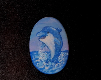 Painted Rocks - Dolphin