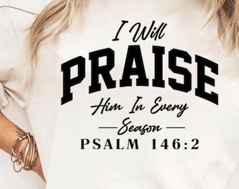Ja chcę, chwalę Go, Psalm, Transfer DTF