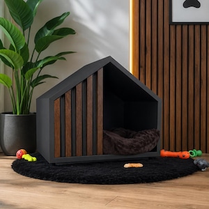 Luxury Dog House for Indoor Use | Modern Pet Bed House | Contemporary Wooden Kennel