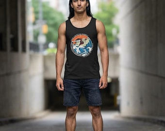 Musashi Philosophy Tank - Denk leicht an dich selbst und tief an die Welt - Baumwoll Tank Top