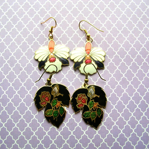 Cloisonne Earring Lot