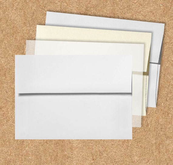 a7 invitation envelopes 5 1 4 x 7 1 4 pick a color 50 etsy