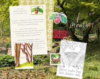 Mental Health Mail Club Inspired By Nature Month 1
