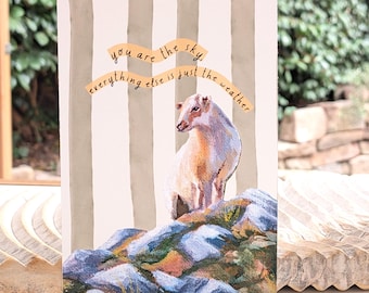 You Are The Sky Sheep Art Print