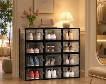 stackable shoe storage space saving shoe organizer for closet