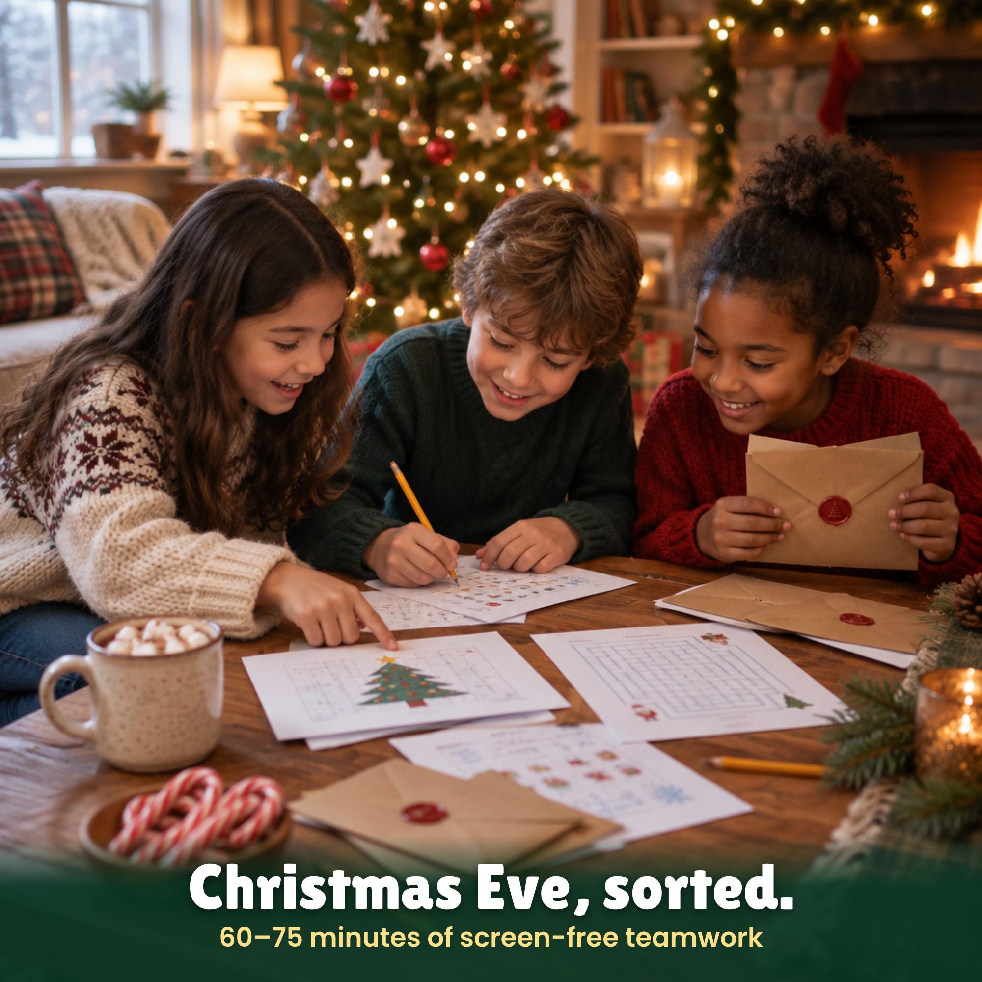 Christmas Escape Room for Kids, photo 5 from the Etsy listing
