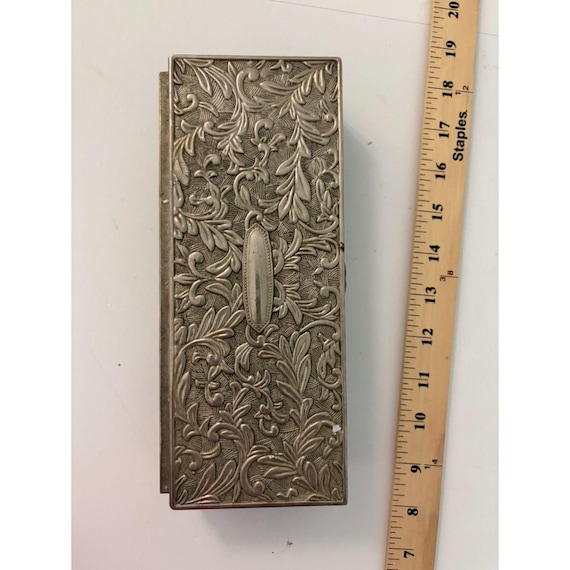 Vintage GODINGER silver plated jewelry box