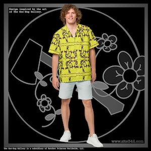 Earthlings Prepare (2026) | The Alien Arrival Button-Up Party Shirt