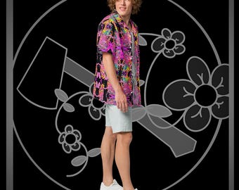 Auf geht's, Kumpel! (2023) | Das Party-Nacht-Wingman-Button-Up-Shirt