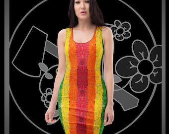 Schwarz-Weiß Teil II | Ein regenbogenfarbenes Konturkleid