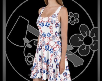 Amerika | Ein patriotisches Skaterkleid
