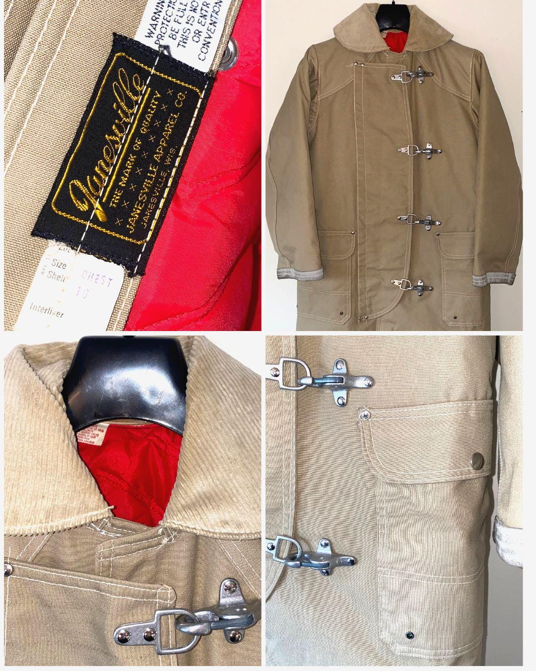 Vintage Fireman Coat - Etsy