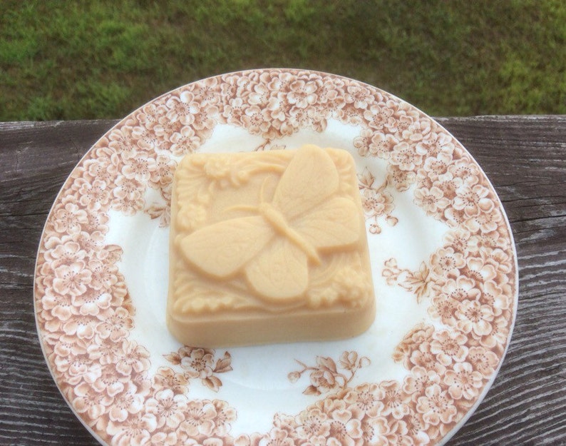 Butterfly Handcrafted French Milled Goat Milk Gift Soap for Gardener image 4