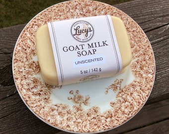 Unscented Goat Milk Soap Bath Bar