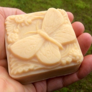 Butterfly Handcrafted French Milled Goat Milk Gift Soap for Gardener image 5