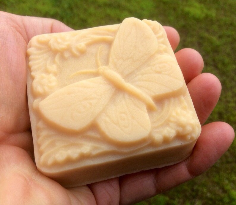 Butterfly Handcrafted French Milled Goat Milk Gift Soap for Gardener image 5