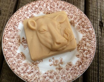 Milk Cow French Milled Handcrafted Goat Milk Soap Gift for Dairy Cow Lovers