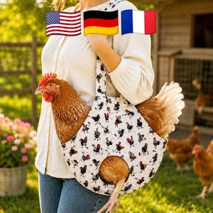 Chicken Carrier Bag Sewing Pattern PDF | Hen Sling and Poultry Tote Tutorial | A4 US Letter A0
