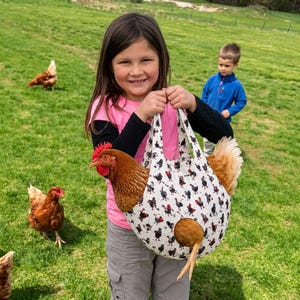 Chicken Carrier Bag Sewing Pattern PDF | Hen Sling Pattern | Poultry Transport Tote Bag DIY | Instant Download | A0 A4 US Letter