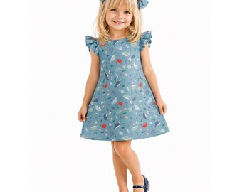 Handmade Girls Under the Sea Cotton Dress – Toddler & Baby