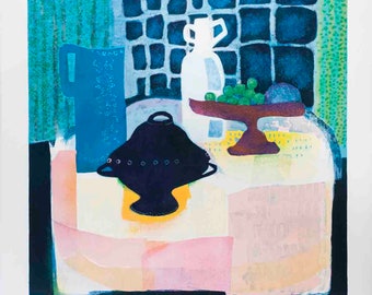 John Dowell-Together and Alone-1980 Lithograph-SIGNED