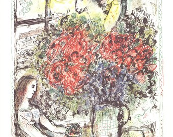 MARC CHAGALL La Chevauchee, 1979