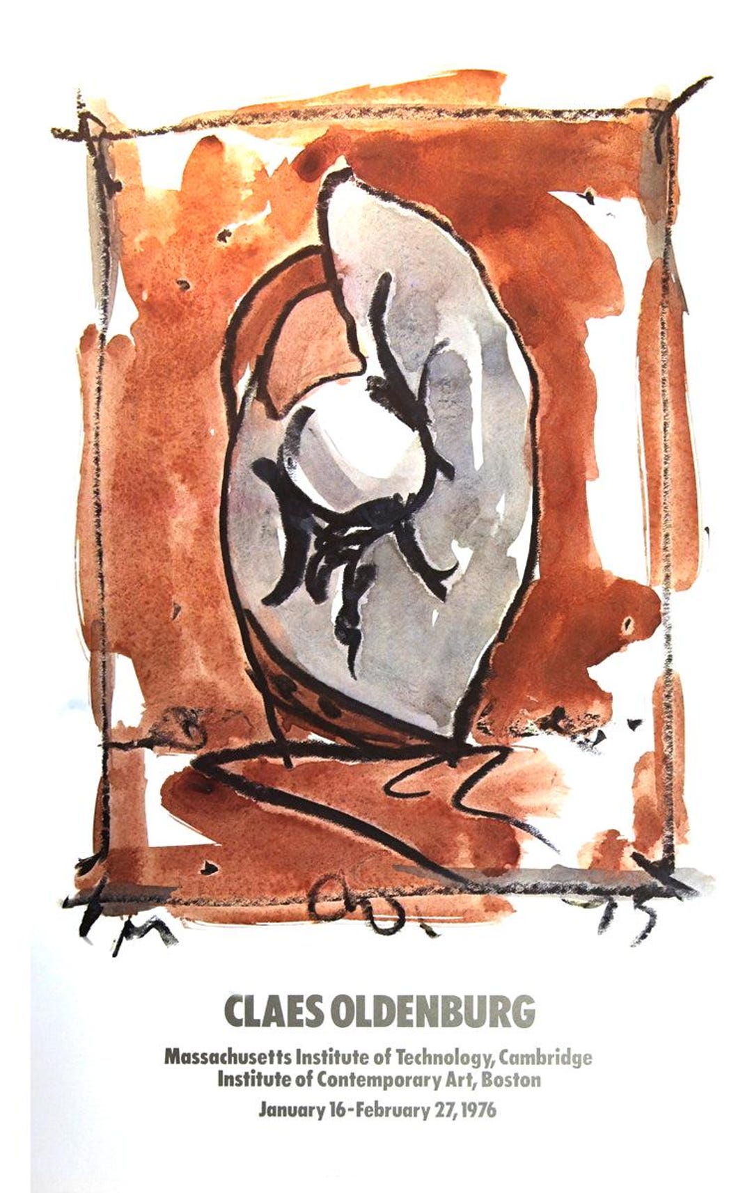 CLAES OLDENBURG Study for Standing Baseball Mitt and Ball, 1976 - Etsy