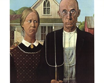 GRANT WOOD American Gothic, 1982