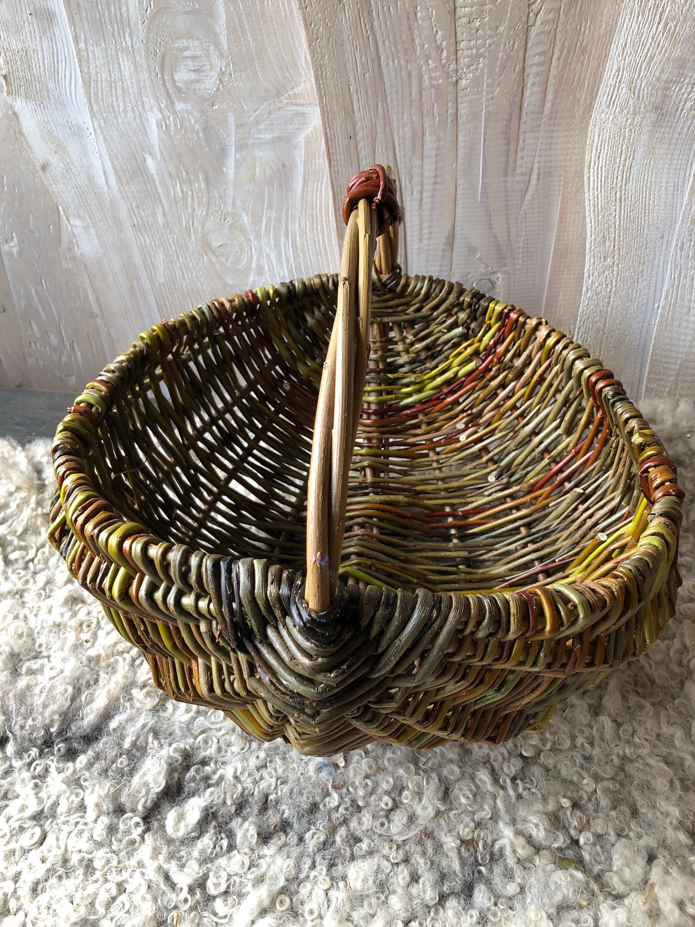 Frame Foraging basket hand made from Scottish Willow Etsy